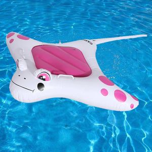 Swimming Pool Sea Floats Toy Inflatable Boat Floating Tool Pool Rafts Ride-ons Devil Fish Buoy Water Part Kids Floats Chair 240514