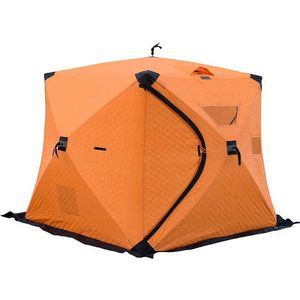 Tält och skyddsrum Yousky Tent Outdoor Camping 3-4 People Oxford Snow Pop Up Travel Ice Fishing TentQ240511