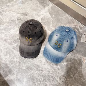 Erkekler İçin Erkek Tasarımcı Beyzbol Şapkası Kadınlar Denim Marka Mektup Top Caps 4 Mevsimler Ayarlanabilir Lüks Spor Şapkaları Kapağı Bağlayıcı Güneş Şapkaları