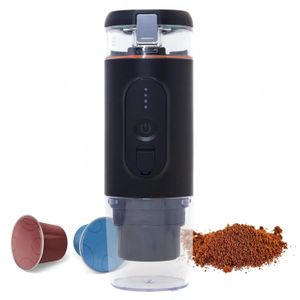 Houselin Portable 20 Bar Electric Espresso Machine 3-4 minuter Självvärme kompatibel med NS-kapslar och malt kaffe 240514