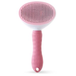 Profissional Pet Deshedding Brush Dematting Dog Comb Cat Brush Rake Ferramentas de preparação de cachorro