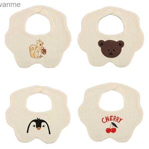 Bibs Burp Cloths 6-Lyerter Cotton Make Print Baby Bib New Saliva Полотенца для новорожденных.