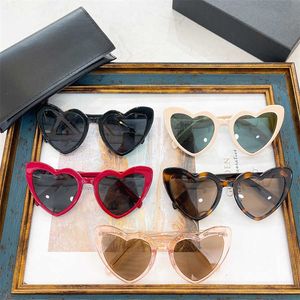 Ausgewählte neue Liebe Saint Sonnenbrille Stil Ins gleiche personalisierte herzförmige Sonnenbrille 181