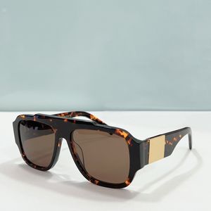 Óculos de sol quadrados Havana Gold/Brown Lens 4436 Men Glasses Sunglasses Top Quality Sunnies Sonnenbrille Shades UV400 Eyewear