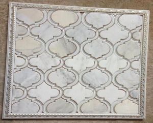 Arabesque glass mosaic tile marble mosaic home decor bathroom wall cladding stone mosaic tile shower tile flower lantern5780287