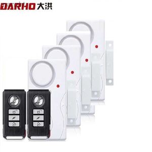 Sistemi di allarme Darho porta d'ingresso Sicurezza ABS Wireless Remote Control Controllo Magnetica Sensore Sistema di allarme di allarme Kit di protezione della casa WX
