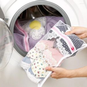 Tvättpåsar förtjockar grovt nät rengöringsvård tvättväska bh -maskin underkläder special