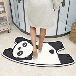 Bath Mats Soft Cushion Bathroom Accessories Water-absorbing Quick-drying Non-slip Mat Shower Room Door Rug Portable