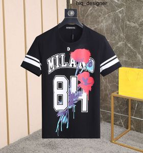メンズデザイナーTシャツイタリア語ミラノファッションプリントTシャツ夏の黒人男性ヒップホップストリートウェア100％コットントップ