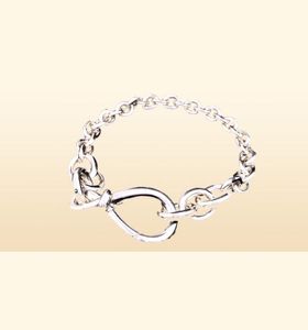 Ny chunky infinity knut kedja armband kvinnor tjej gåva smycken för pandroa 925 sterling silver handkedja armband med original6384969