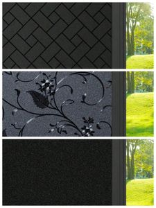 Window Stickers Blackout Film Sun Blocking Privacy Cover For Glass Removable Opaque Room Darkening Dark Black Out Sticke