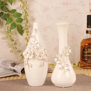 Vaser modern keramik Ikebana lyxiga kontorsskrivbord minimalistiska design vardagsrum vaso per fiori hem dekorera wz50hp