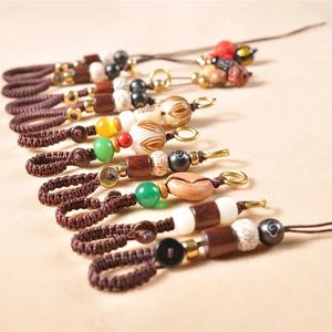 Acessórios pendentes de corda de corda de corda vintage feitos artesanais