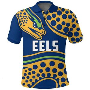 Rugby-Trikots Eel English Rugby Trikot Casual T-Shirt Kurzärärmelte Top Polo