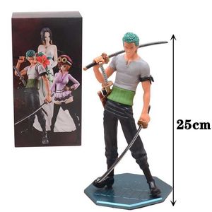 Action Toy Figures 25cm anime One Piece Roronoa Zoro Figure Art King Sauron Anime Model Toy Gift Collection Action Figur T240513