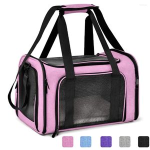 Cat Carriers Portable Dog Carrier Backpack Small Transport Bag Pet Carrying Box Travel Airline Approved For Cats