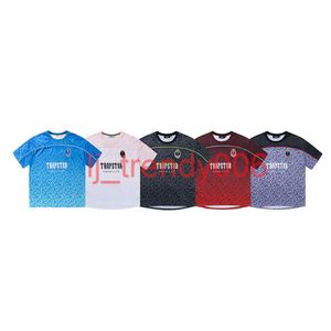 Mens T-shirts Tracksuits Stock T-shirt Trapstar Casual Gradient Sports Short Sommed Summer YouthTrapStar Loose T-Shirts Sports Suit Short Sleeved Shorts Set xn