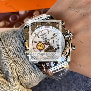 Breiting Watch Men's High Quality Bretiling Watch Machinery Luxury Watch med Sapphire Glass och Box Breightling Swiss Air Force Patrol 50 Anniversary Series 0B6