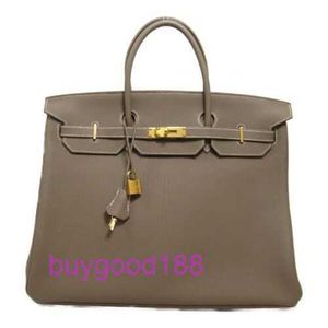 AAbirdkin Delicate Luxury Designer Totes Bag 40 Handbag Leather Etoupe Gray Hand Womens Women's Handbag Crossbody Bag