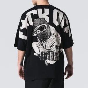 Camicie da uomo y2k tops camicia da uomo abbigliamento da donna harajuku hip hop stampa stampato a maniche corte di cotone gotico di grandi dimensioni.