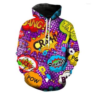 Herren Hoodies Cartoon Explosion Graphic Sweatshirts Mode Casual for Men Clothes Manga Kids Tracksuit Lustige Y2K Pullovers Hoody Tops