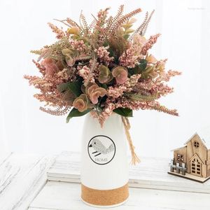 Decorative Flowers Bubble Grass DIY Artificial Flower Natural Hand Letter Bouquet Decoration Home Garden Wedding Bridal Arrangement Plant