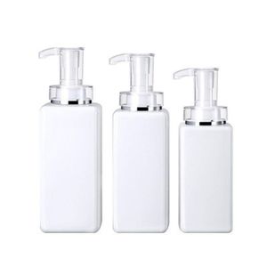 300 ml da 400 ml da 500 ml 500 ml di plastica bianca bottiglie di shampoo di fascia alta bottiglie di fascia alta pompa a lozione per gel
