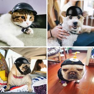 Hundekleidung ABS PET Motorrad Schutzhut wasserdichte Katzenhelme Reitkappe Welpe Supplies Headware Headwear Accessoires