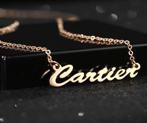 Customized Stainls Steel Jewellery Custom Gold Plated Girls Choker Name Necklace4978227