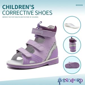 Küçük çocuklar ve çocuklar için Ortopedik Ayakkabılar Princepard Kemer ve ayak bileği destekli erkek ve kızlar için yüksek top düzeltici sandaletler 240513