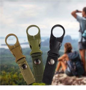 10pcs Edc Molle Tactical Water Bottle Nylon Webbing Buckle Hook Backpack Holder Belt Clip Carabiners For Outdoor Trav qylAcv9856099