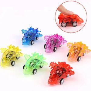 Barntransport Small Toys Transparent Pull Back Mini Plan Cartoon Anime Car Party Outdoor Roman och roliga leksaker