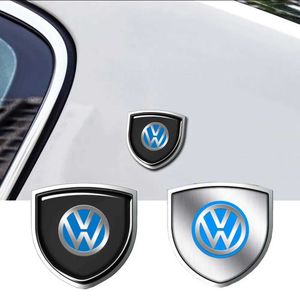 Autoaufkleber 3D Metall Chrom Car Body Decoration Custom Stickers Abzeichen Emblem für Volkswagen Golf 7 5 4 6 Passat B6 MK4 VW Tiguan Mk7 T240513