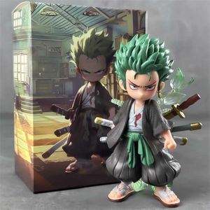 Action Toy Figures Zoro One Piece Figures Roronoa Zoro Action Figures PVC Anime Figur Model Collection Ormen Toys Födelsedagspresenter Y240514