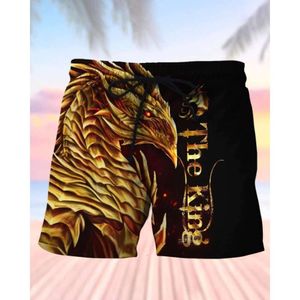 Szybkie suszenie męskie spodnie podwójnie warstwy 3D Digital Printed Beach Shorts dla mężczyzn M514 18