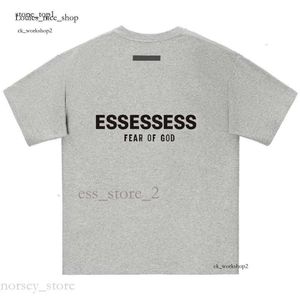 Essentialsshirt Essentials-Clothing Essentialsshorts Essentialsshirt Projektant Listu laminowany druk luźne ograniczoną liczba casual t-shirt bawełniane topy 727