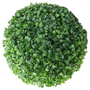 Dekorative Blumen künstliches Gras im Freien Ball Plastik Plastik Pflanze Topiary Kugeln Gefälschte DIY -Ornament Anhänger Wohnkultur