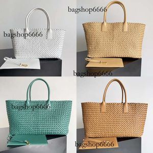 Family B Weave Hop Bag 8-Line Original Läder Portable Single Shoulder Crossbody Original Edition AG