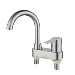 Waschbecken Wasserhähne 304 Edelstahl Küchenarmatur kaltes Wassermixer Eingriff Deck montiertes Becken Hahn