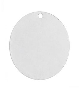 Doreen Box Ropper Blank Tags Tags I pendenti rotondi per crane Orecchini Braccialetti Colore d'argento 25mm1quot Dia20PCS4248629