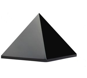 ナチュラルアンティークブラックオブシアンエジプトピラミッドペーペートフェンシュイエジプトの置物ミニチュアクラフトホームデコル9991834