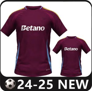 24 25 koszulki piłkarskie Zestaw Kids Home 2024 2025 Aston Villas Football Shirt Training Fan Wersja Player Camisetas Mings McGinn Buendia Watkins Maillot Foot