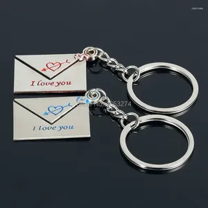 Party Favor ! One Pair " Love Envelop" Keychain Wedding Favors And Gifts Supplies Valentine's Day Gift!