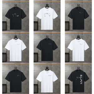 balimm Luxury brand mens designer t shirt Fashion Black White Short Sleeve Luxury Letter Pattern T-shirt size XS-4XL pure cotton