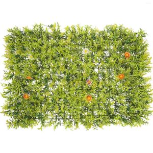 Decorative Flowers Greenery Wall Faux Grass Decor Backyard Decorations The Fence Patio Privacy Panels Artificial Hedge Plastic Ivy Screen