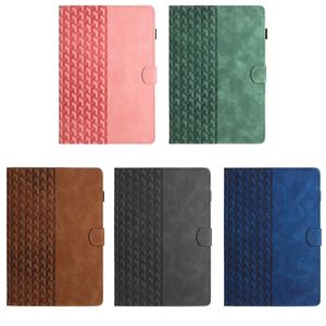 Mini6 Imprint Cube Leather Plånbok Fall för iPad 10.9 5 6 8 9 10.2 10.5 Pro 11 tum Air4 Mini 6 5 4 3 2 1 Square Stuffsäker kredit ID -kortplats Hållare Flip Cover Pouch Purse Purse