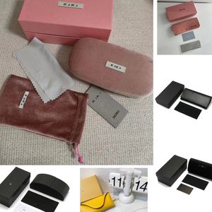 Glasses case luxury designer brand eyeglasses box MU/leowe/BB/p/Y sunglasses case for men and women