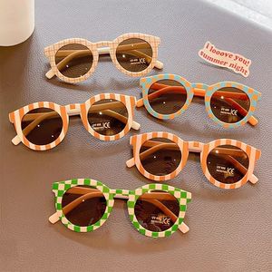 Fashion Stripes Pattern Sunglasses Kids Round Cat Eye Sun Glasses Frame Factory Price Wholesale