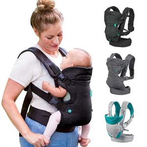 Carriers Slings Backpacks Four-in-one Baby Shoulder Strap with Baby Shoulders Infant Baby Carrier All Positions Sling Wrap Cool Air Mesh Cotton Backpack Y240514