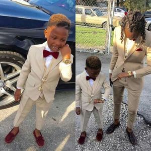 Ring Bearer Boy's Formal Wear Tuxedos Shawl Lapel One Button Children Clothing For Wedding Birthday Party Kids Suit Boy Outfits Se 2624